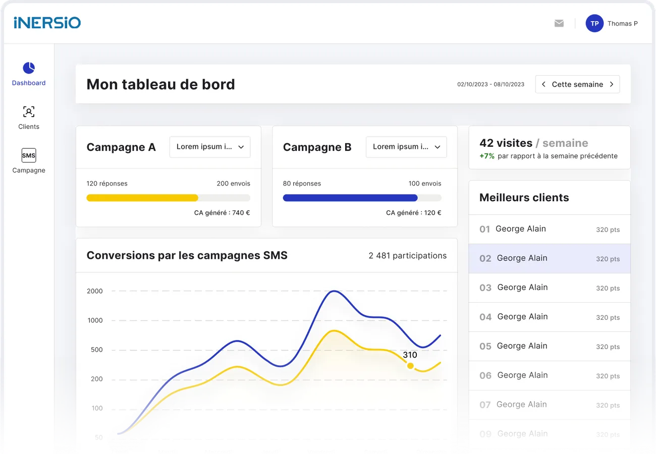 dashboard back office